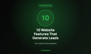 Business website features that generate leads