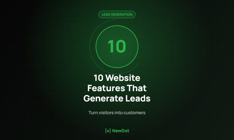 Business website features that generate leads