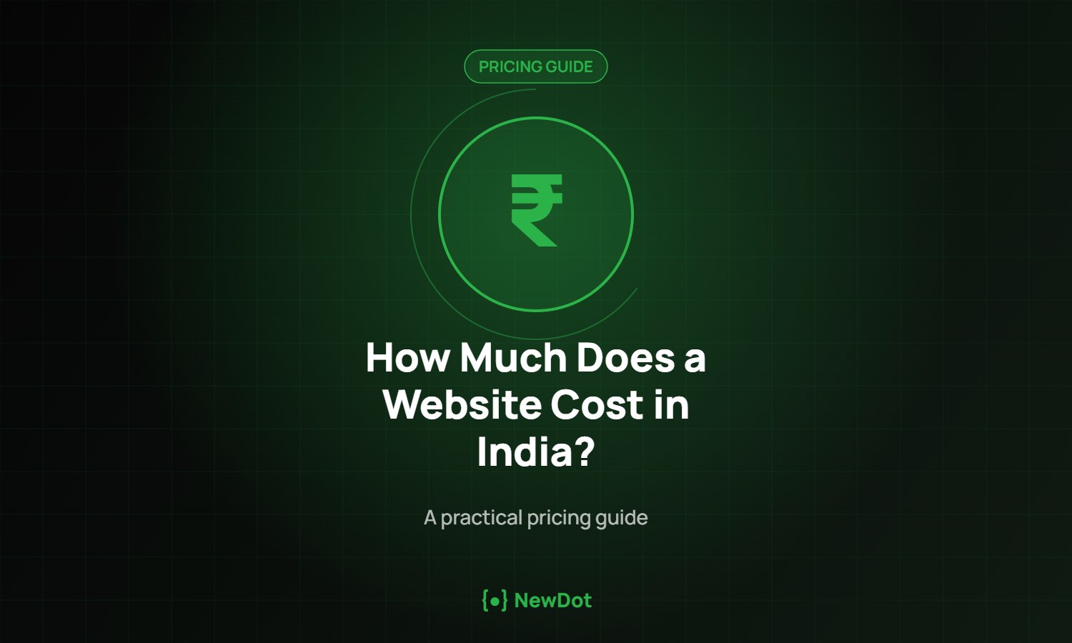 Website development cost in India pricing guide